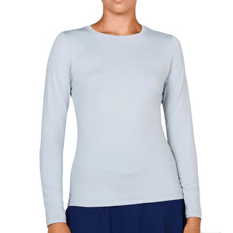 UV Colors Womens Long Sleeve Tennis Shirt