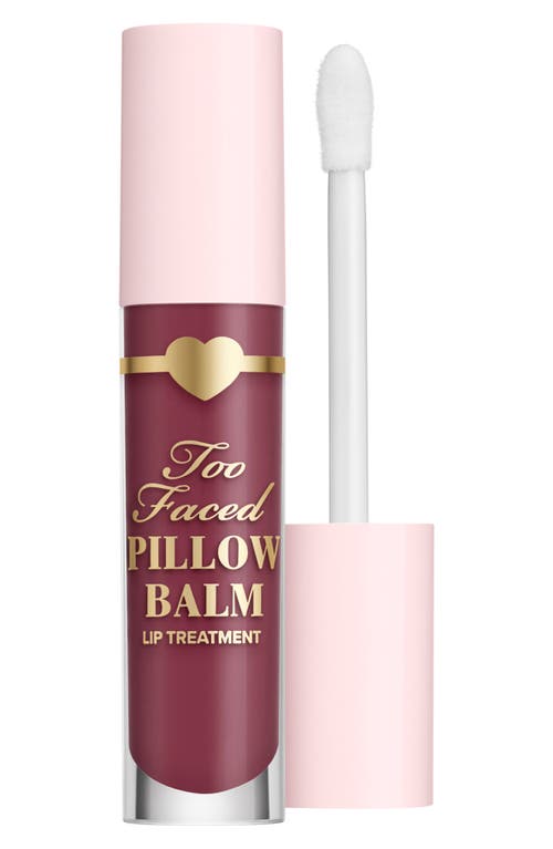 Shop Too Faced Pillow Balm Hydrating Lip Treatment In Berry Jam Kiss