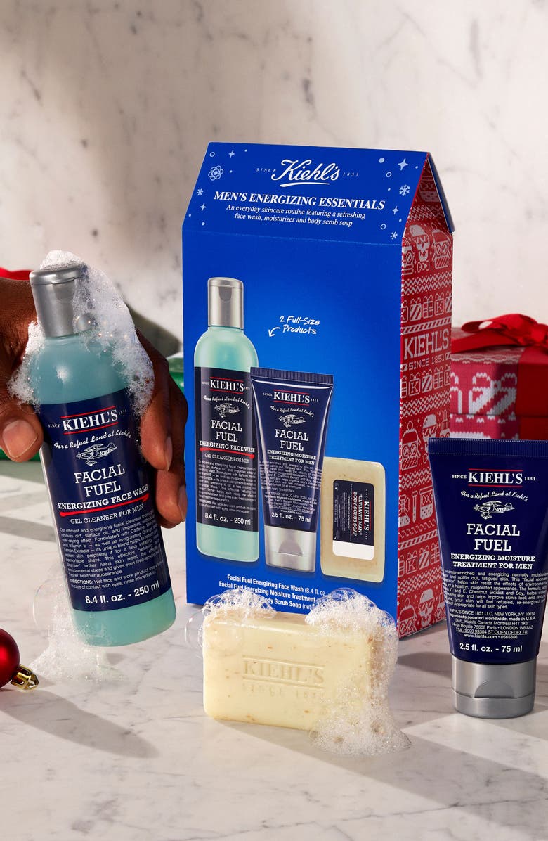 Kiehl's Since 1851 Men's Energizing Essentials Set USD $58 Value, Alternate, color,