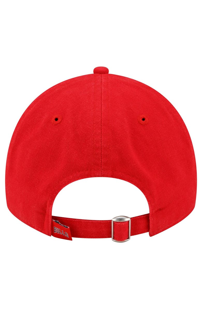 New Era Men's New Era Red Chicago Bulls Team 2.0 9TWENTY Adjustable Hat, Alternate, color, Red