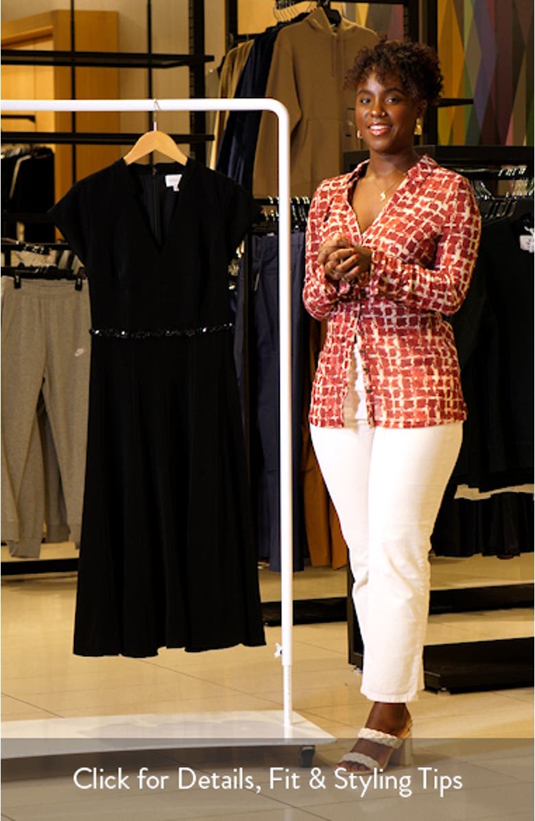 Marian Sequin Midi Dress, sales video thumbnail