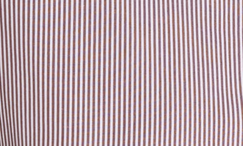 Twp Next Ex Stripe Crop Button-up Shirt In Gray