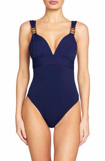 Robin Piccone Jane Plunge One-Piece Swimsuit