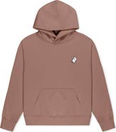 Dalix Heartly Ghost Relaxed Midweight Fleece Pullover Hoodie