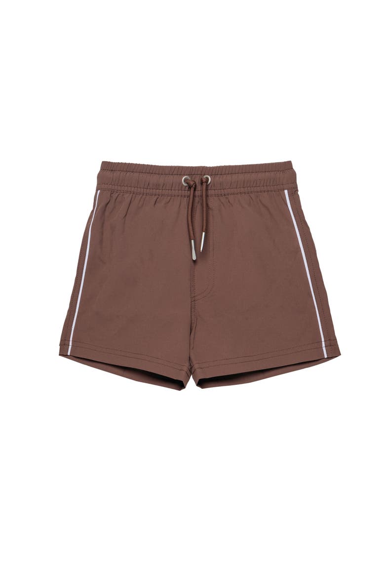 Beach Bound 7" Swim Trunks, Main, color, Mocha