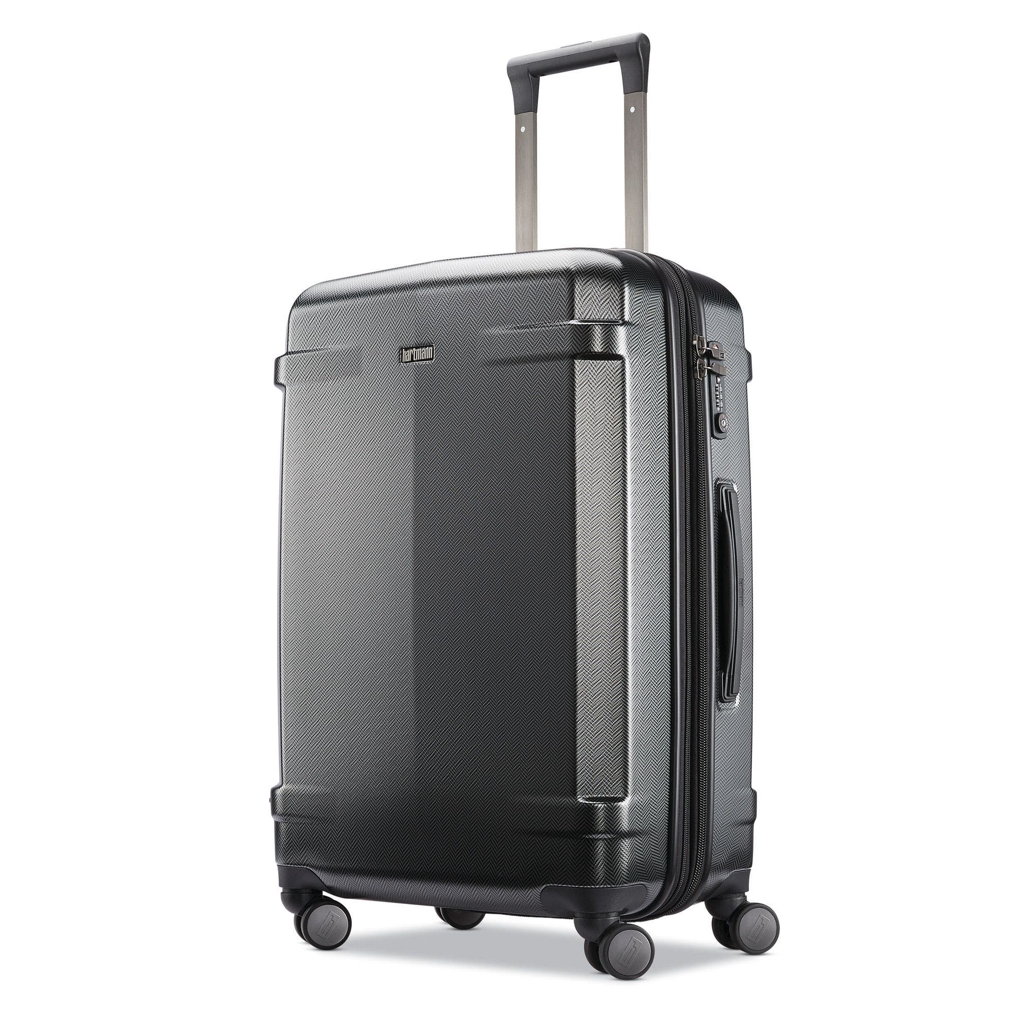 Hartmann Century Deluxe Medium Journey Expandable Spinner 26, Main, color, Black/Gunmetal