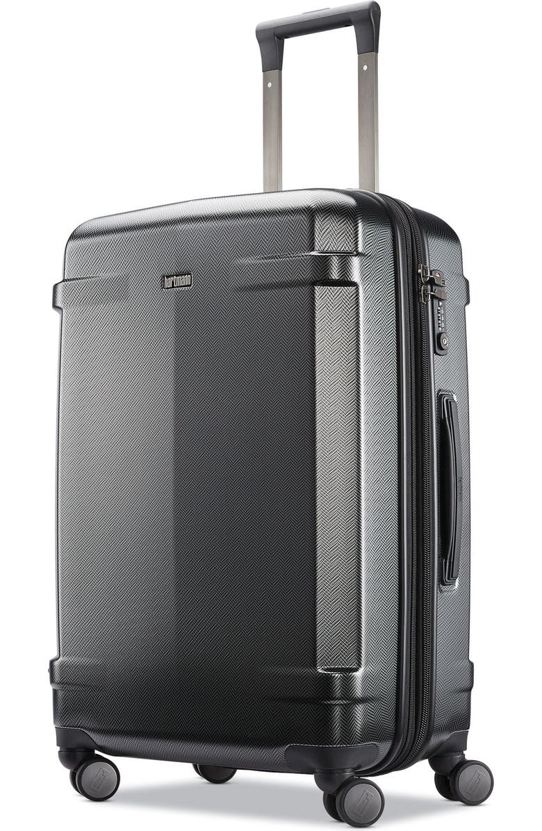 Hartmann Century Deluxe Medium Journey Expandable Spinner 26, Main, color, Black/Gunmetal