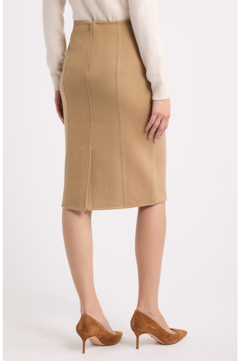 Midi Pencil Skirt, Alternate, color, CAMEL BEIGE