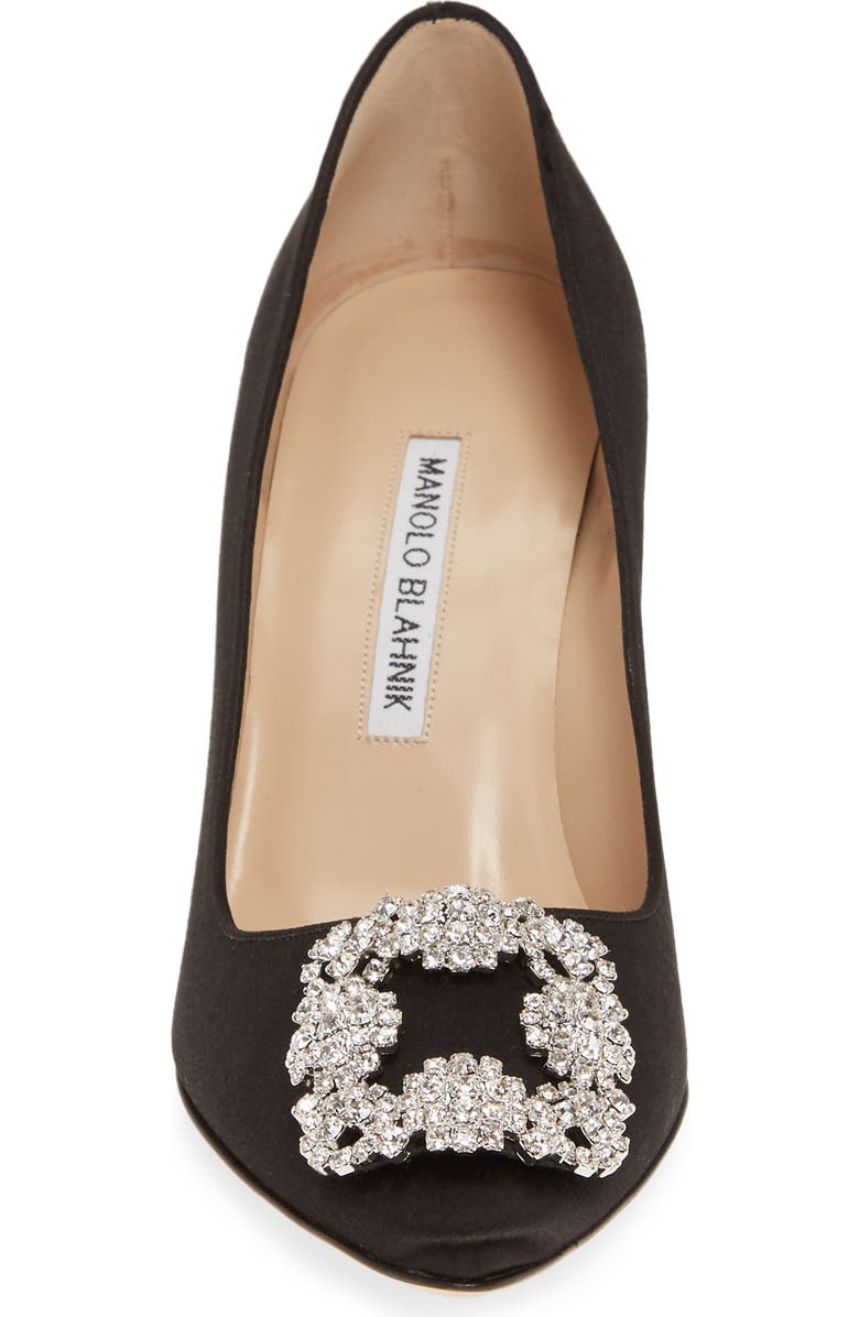 Manolo Blahnik Hangisi Pointed Toe Pump, Alternate, color,