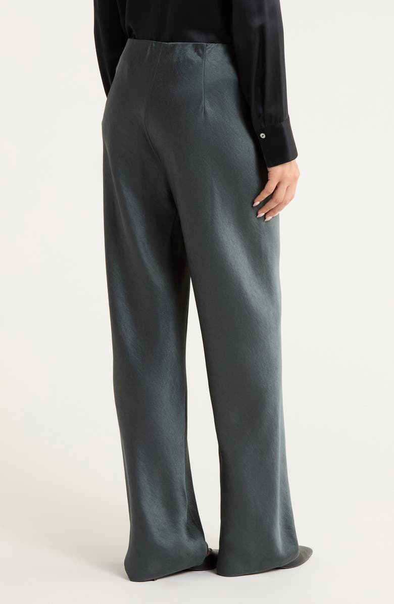 Vince Fluid High Waist Straight Leg Pants, Alternate, color, Malachite