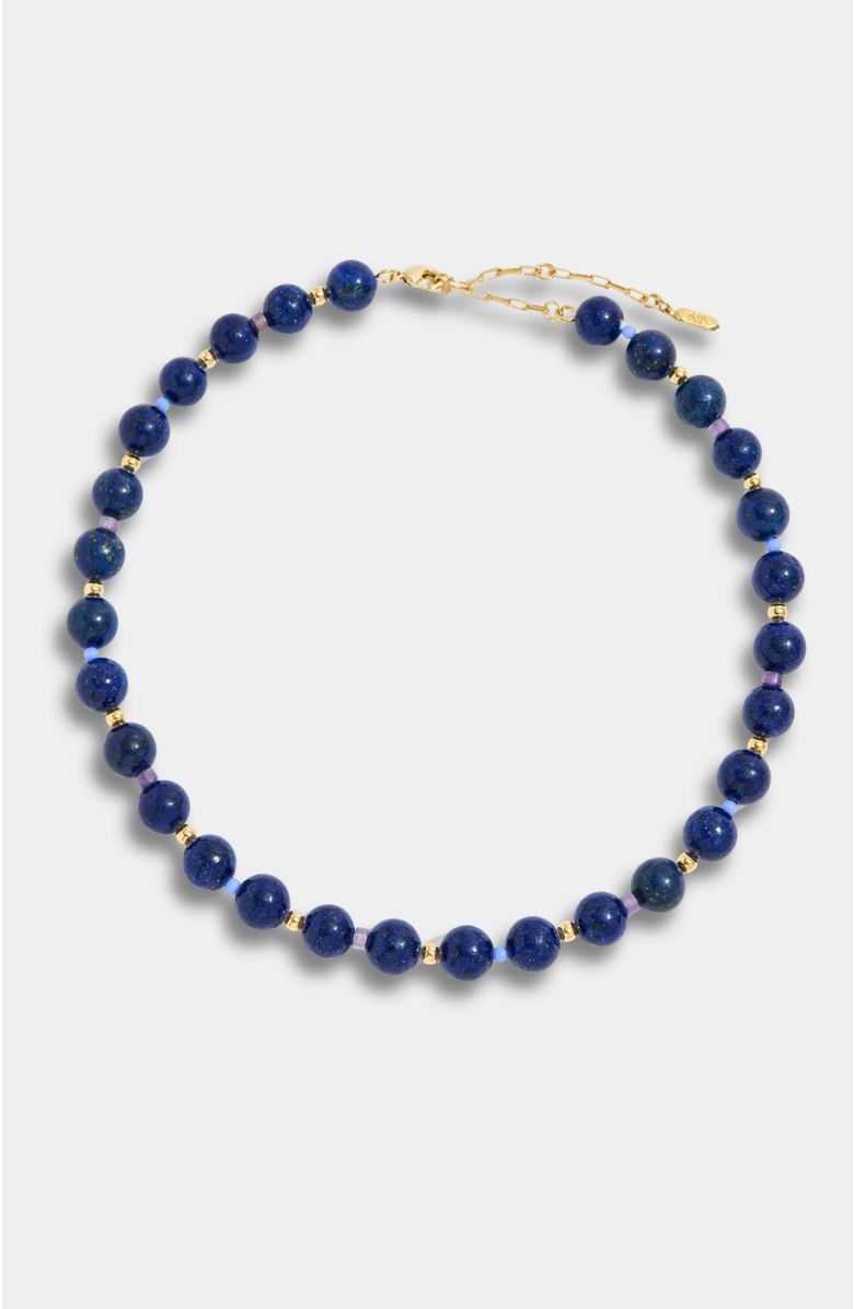 Stella & Dot Dot Necklace Lapis, Main, color, Blue