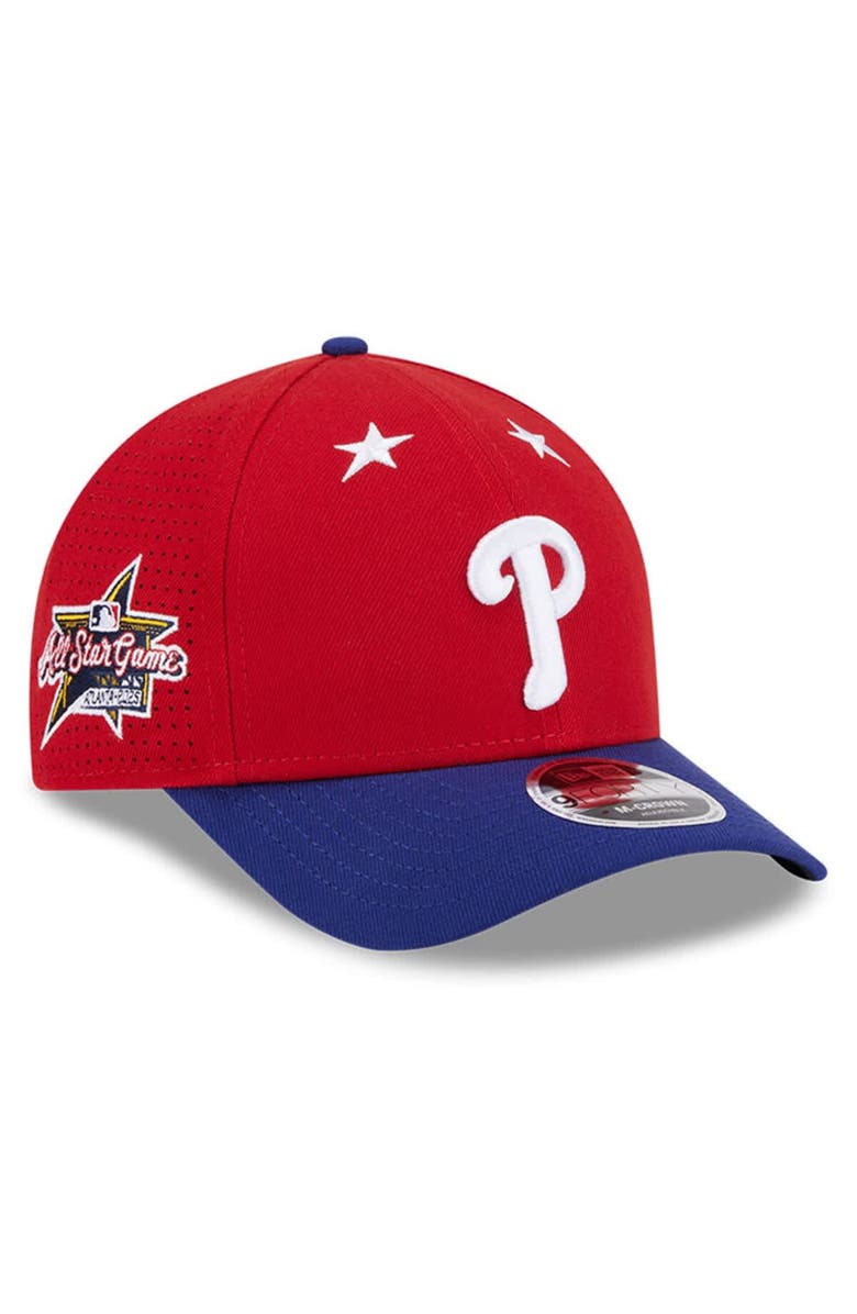 New Era Men's New Era Red/Royal Philadelphia Phillies 2025 MLB All-Star Game 9FORTY M-Crown Adjustable Hat, Main, color, Red