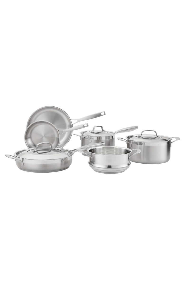 Cuisine::pro<sup>®</sup> iD3<sup>®</sup> SS 9-Piece Cookset, Main, color, Silver