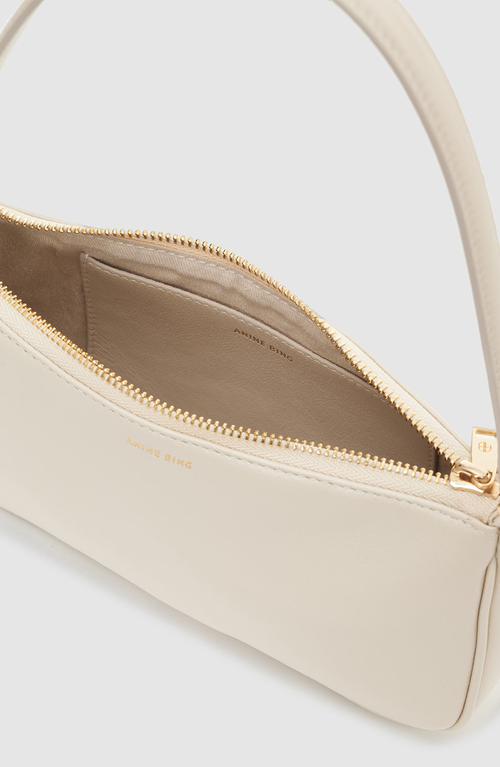 Anine Bing Mini Elly Zip-fastening Shoulder Bag In Brown