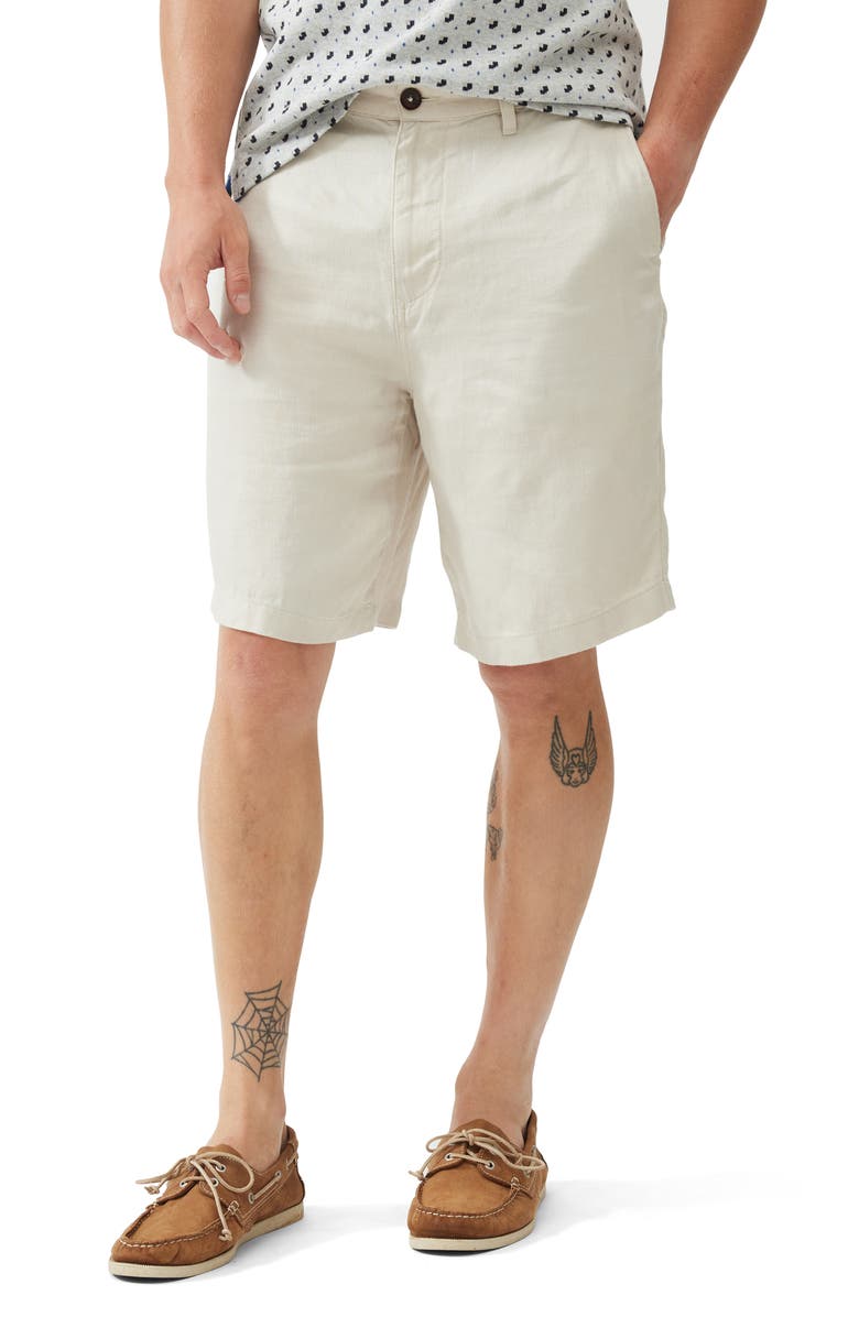 Rodd & Gunn Westlock Linen Shorts, Main, color, Straw