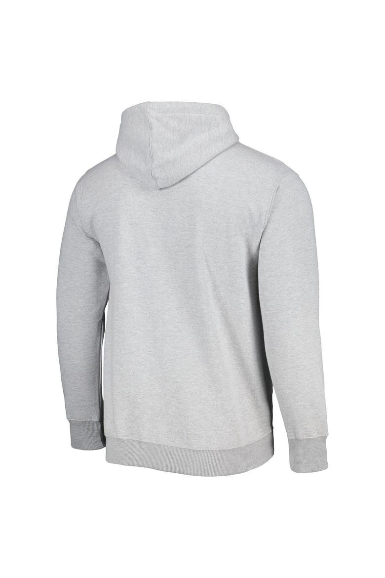 Men's Fanatics Branded Heather Gray Golden State Warriors Wordmark French Terry Pullover Hoodie, Alternate, color, Heather Gray