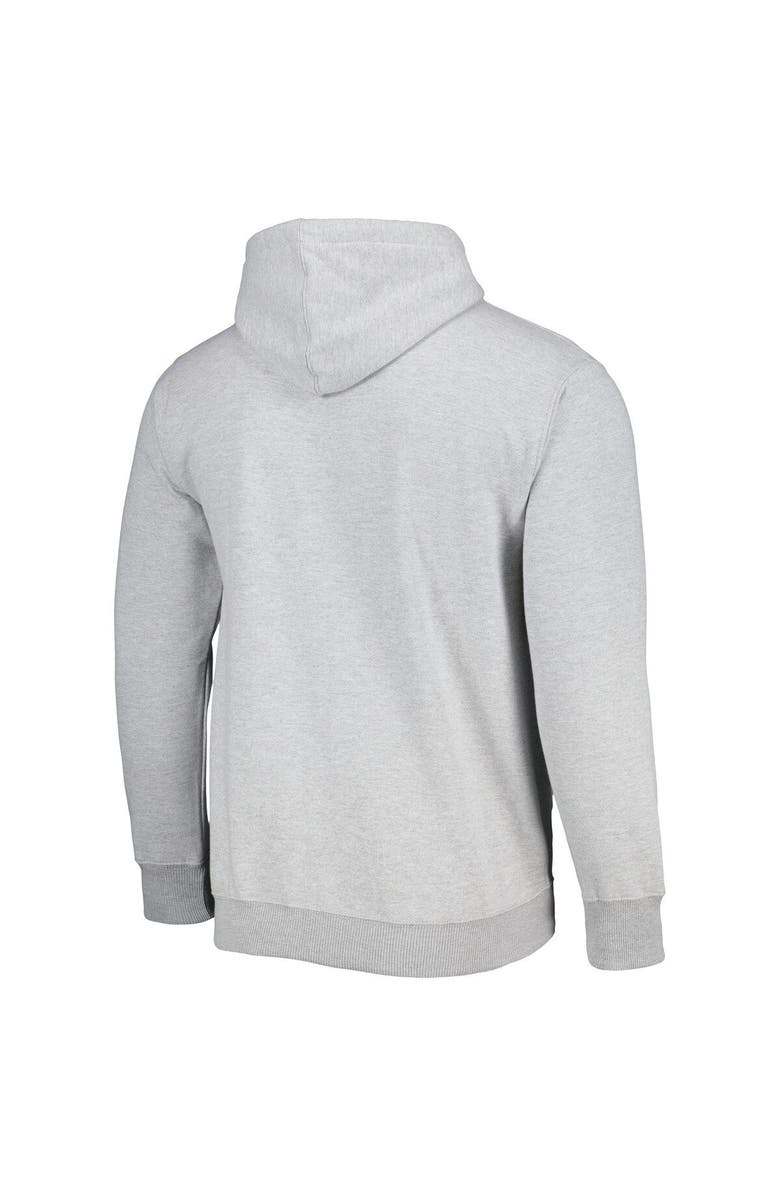 FANATICS Men's Fanatics Branded Heather Gray Golden State Warriors Wordmark French Terry Pullover Hoodie, Alternate, color, Heather Gray