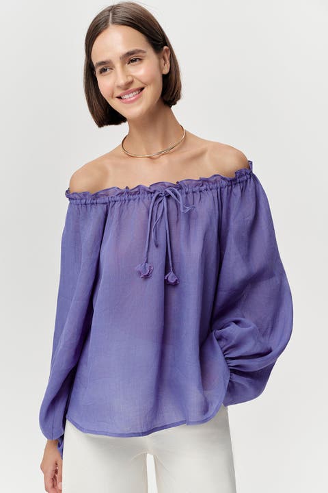 Adriene Tie Neck Blouse