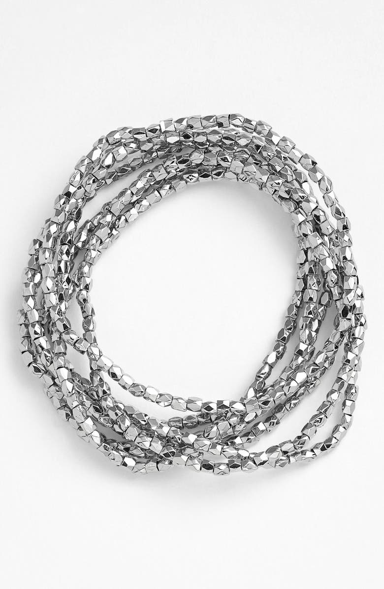 Nordstrom 'Layers of Love' Bead Stretch Bracelets, Alternate, color,