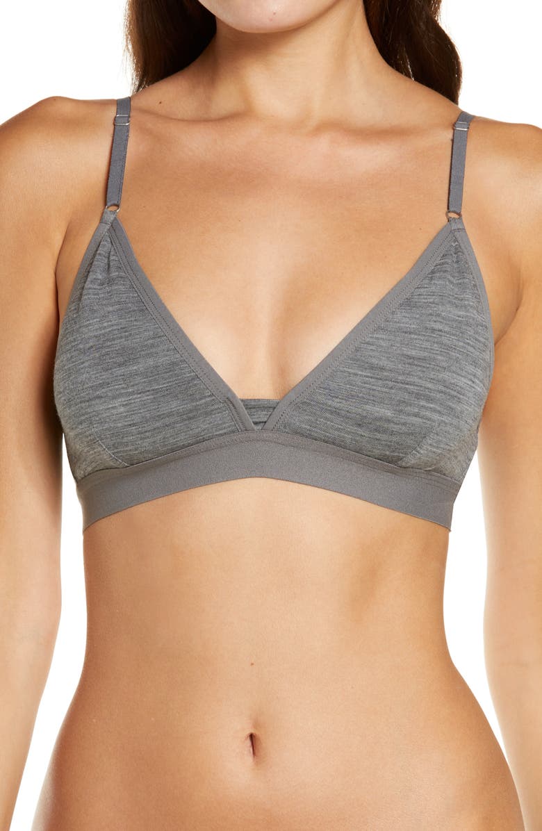 Icebreaker Siren Wool Blend Bralette, Main, color,