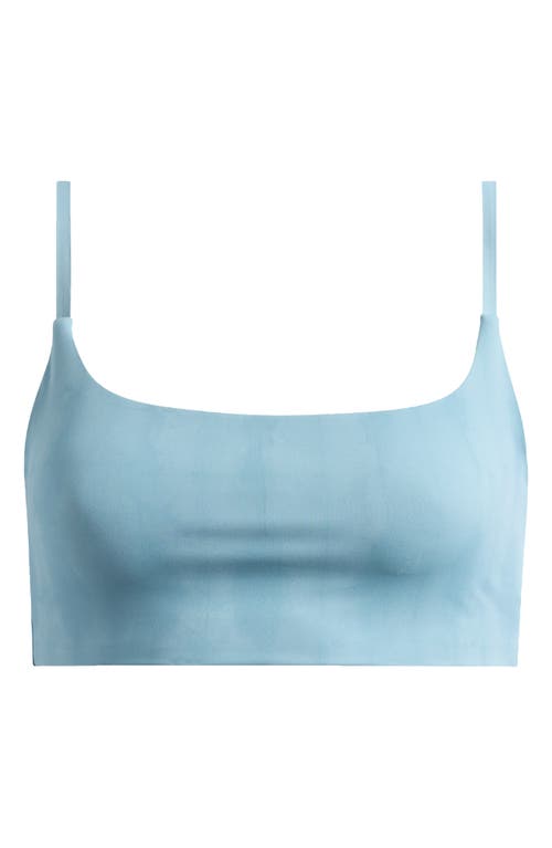TravisMathew Moveknit Resilience Longline Sports Bra in Smoke Blue Multi at Nordstrom, Size X-Large