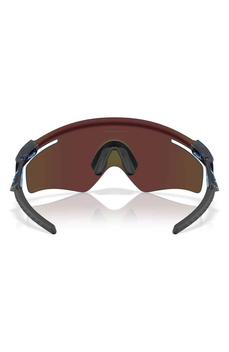 Oakley QNTM Kato<sup>™</sup> 156mm Prizm<sup>™</sup> Shield Sunglasses, Alternate, color, Sapphire