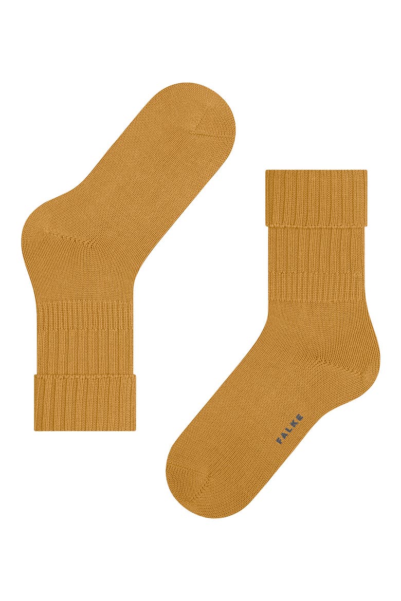 Striggings Rib Cuff Socks, Alternate, color, MARIGOLD