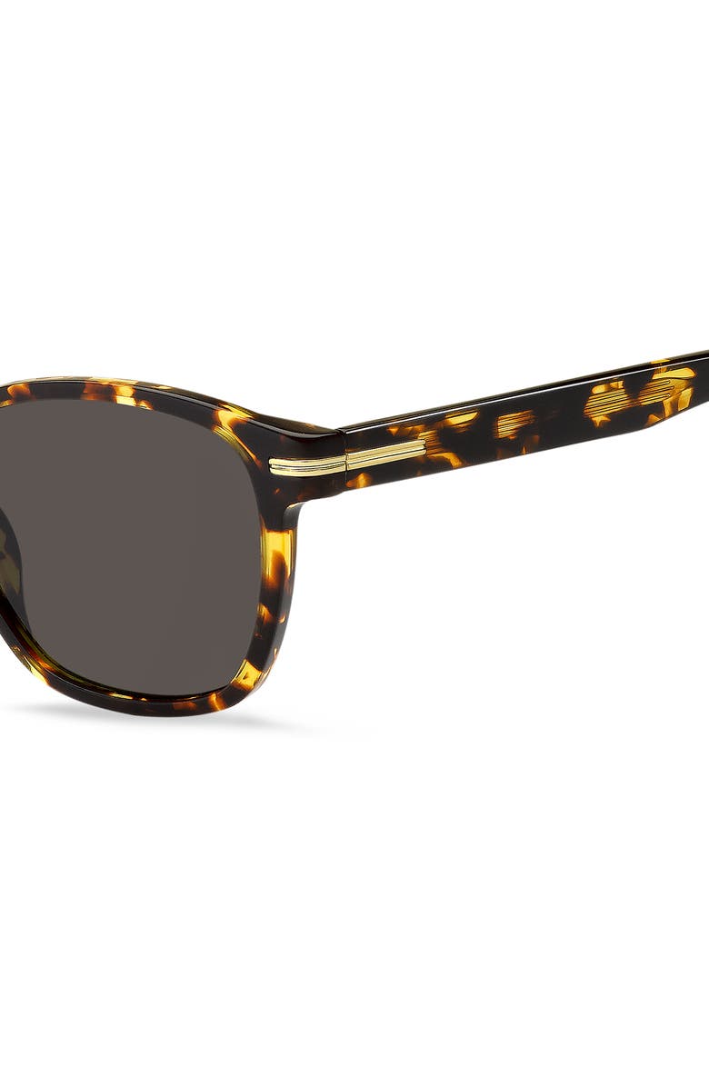 BOSS 52mm Square Sunglasses, Alternate, color, Havana