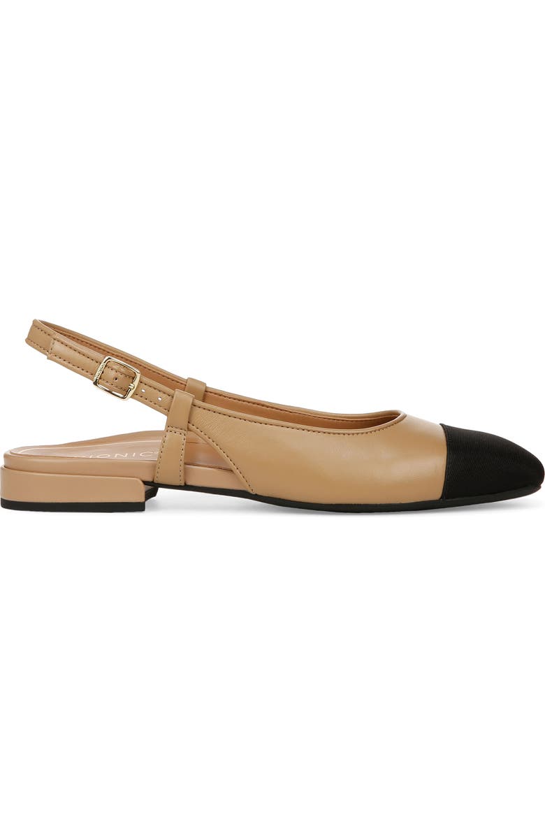 Vionic Petaluma Slingback Flat, Alternate, color, Camel Leather