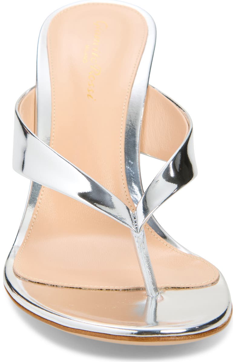 Gianvito Rossi Sofia Slide Sandal, Alternate, color, Silver