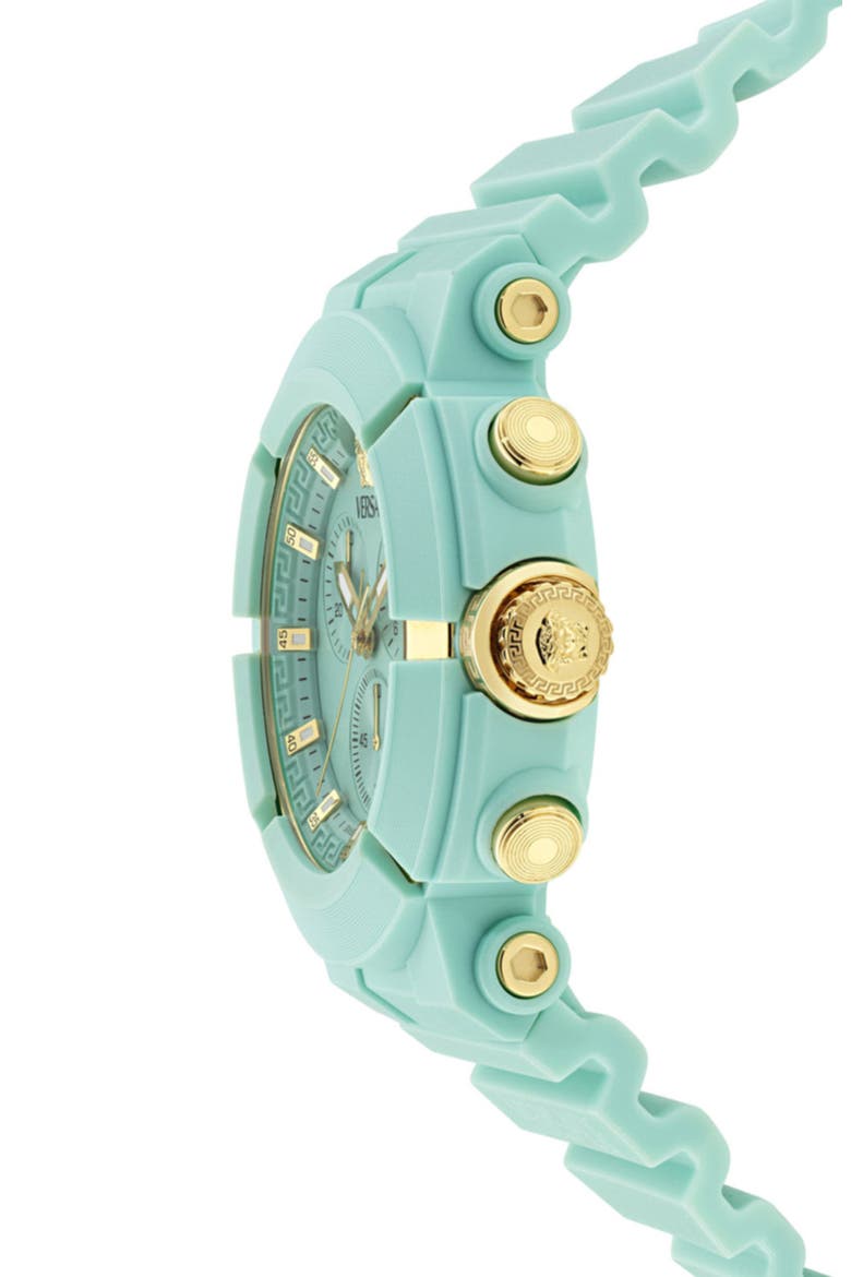 Real Active Chrono Chronograph Eco-Ceramic Watch, Alternate, color, LIGHT BLUE ECOCERAMIC