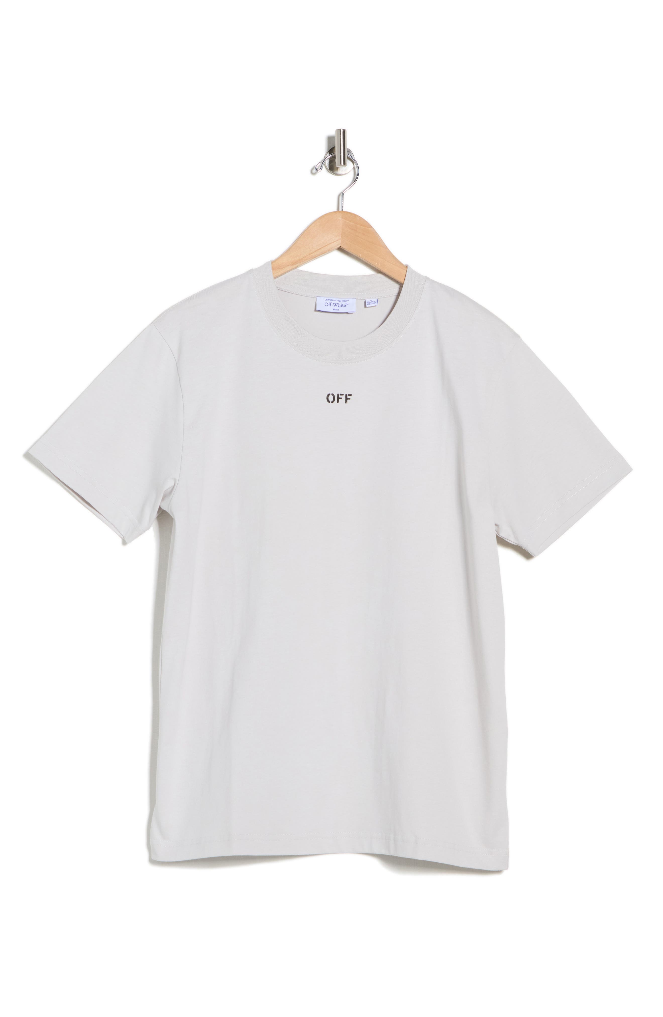 Off-White Slim Fit OFF Stamp Graphic T-Shirt