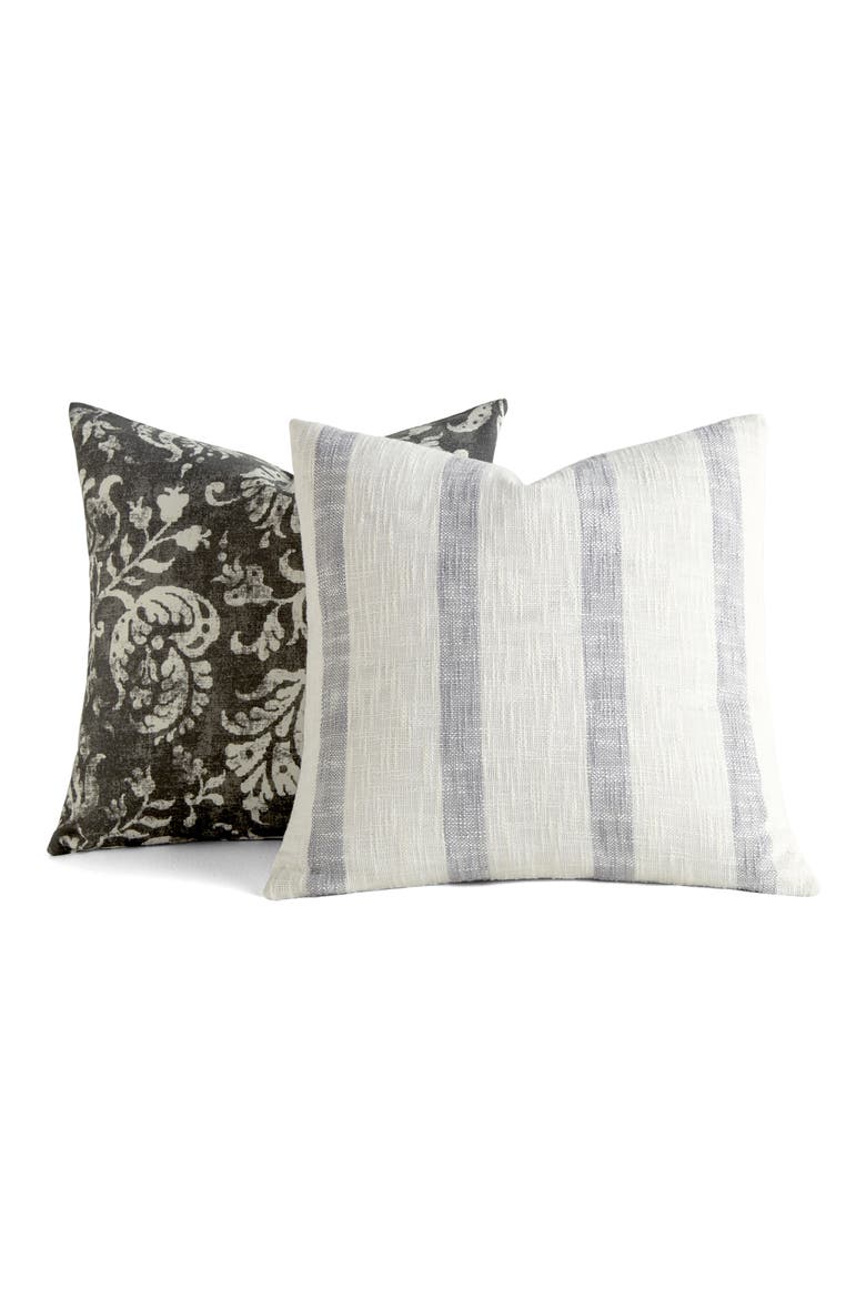 Assorted 2-Pack Accent Pillows, Main, color, CHARCOAL
