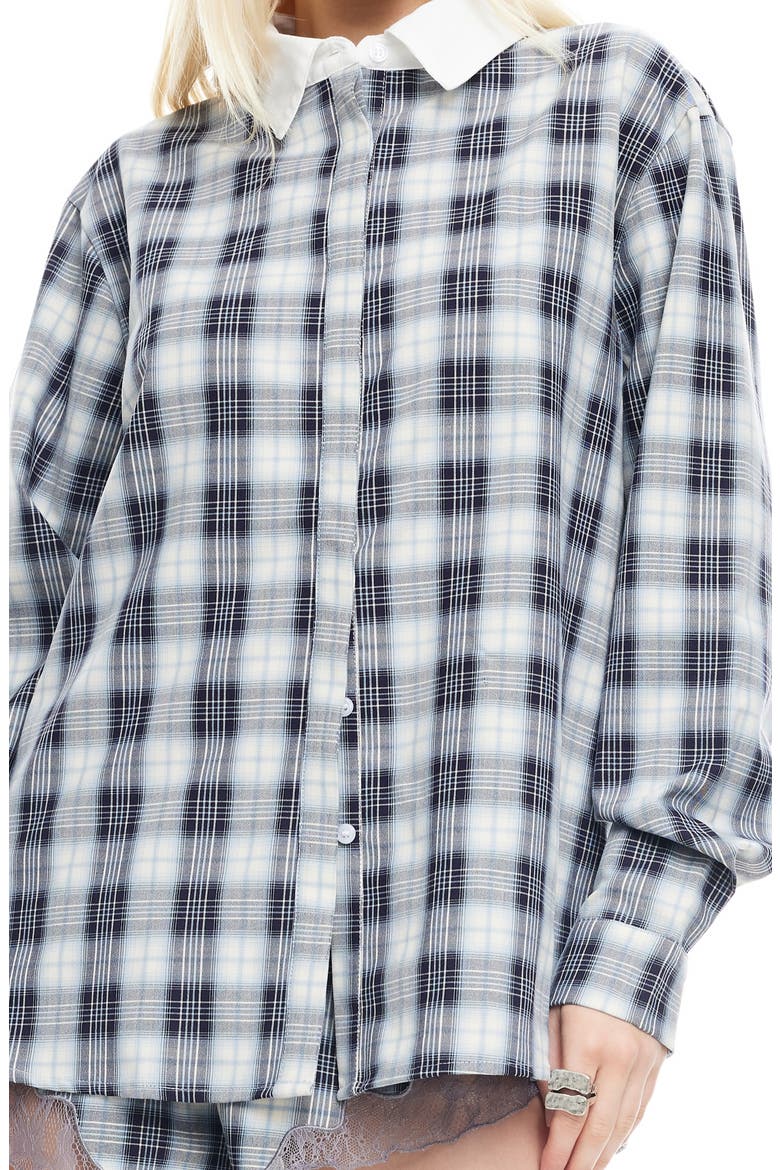 Vacanza Plaid Shirt, Alternate, color, NAVY PLAID