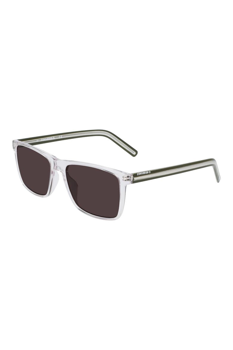 Kids' Chuck 52mm Rectangular Sunglasses, Alternate, color, CRYSTAL CLEAR/WARM SMOKE