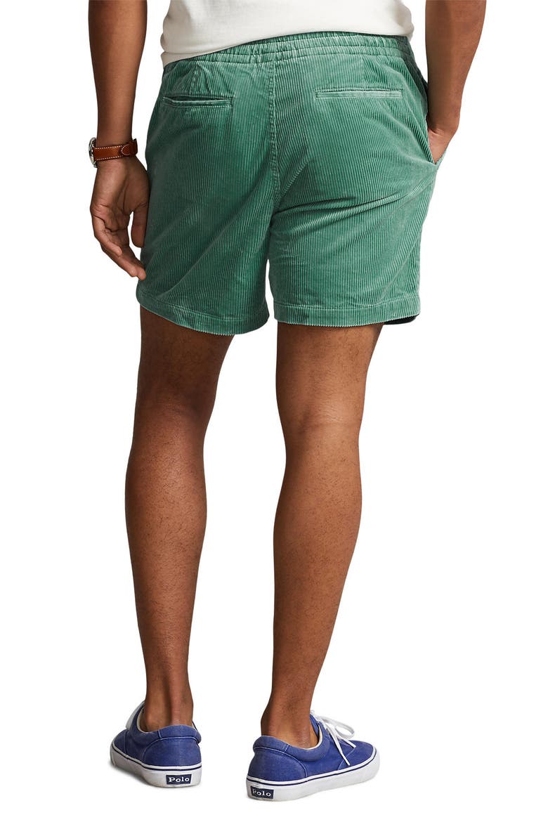 Corduroy Drawstring Shorts, Alternate, color, SEAFOAM GREEN