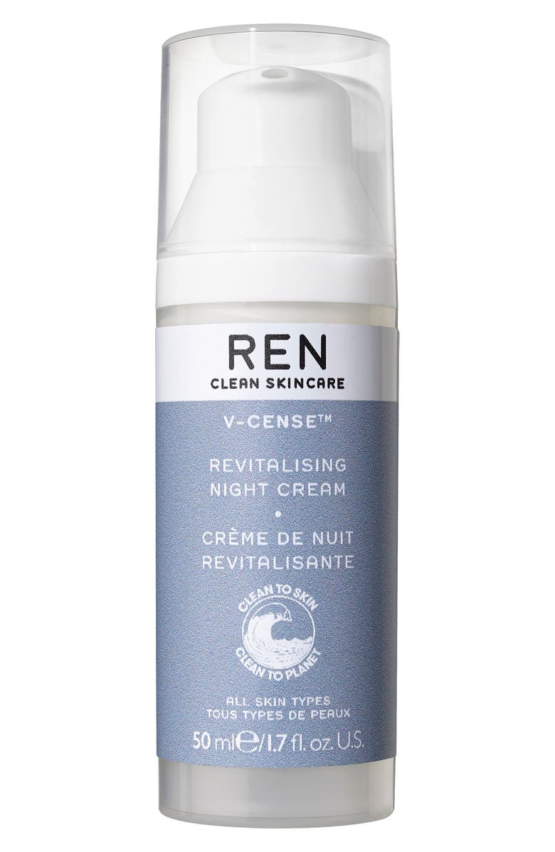 REN Clean Skincare V-Cense<sup>™</sup> Revitalizing Night Cream, Main, color,