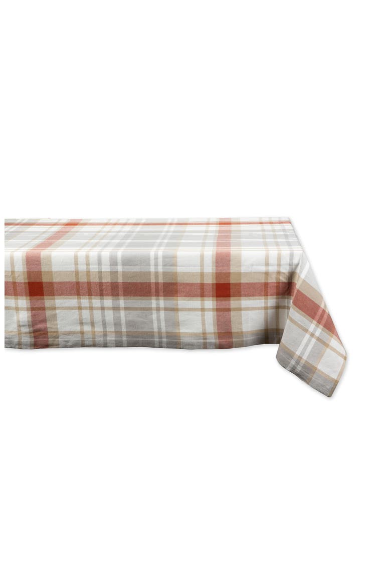 Cozy Picnic Plaid Cotton Tablecloth, Alternate, color, COZY PICNIC PLAID