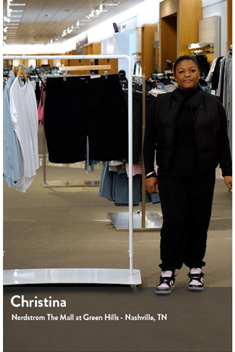 Briella Roll Cuff Denim Bermuda Shorts video