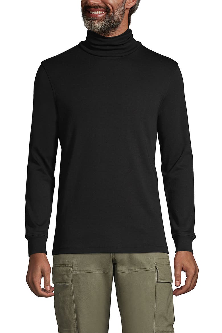 Cotton Supima Turtleneck, Main, color, Black