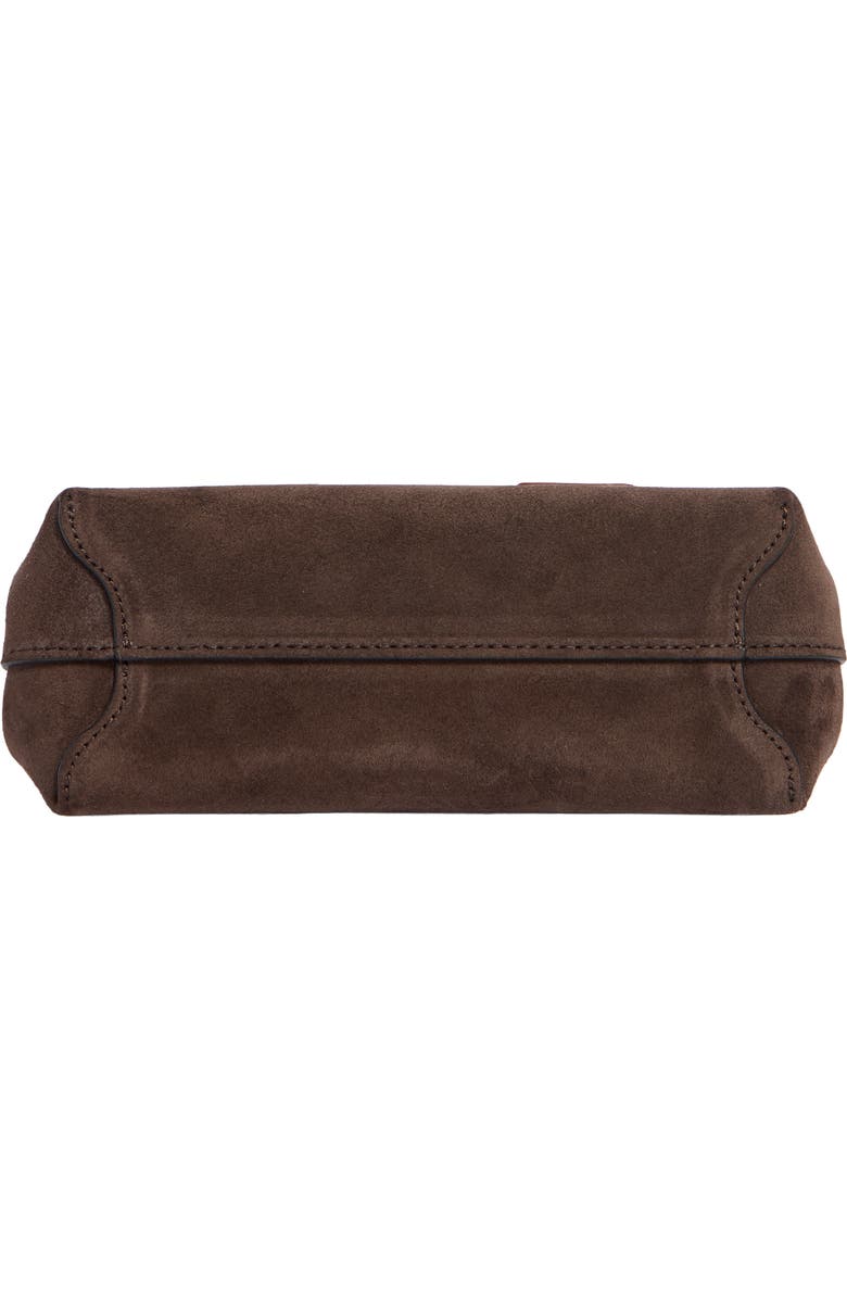 Longchamp Le Roseau Mixed Leather Handbag, Alternate, color, Cognac