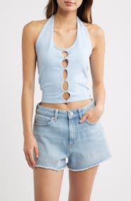 PacSun Melina Cutout Halter Top