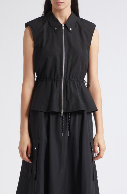 Lyra Zip Front Sleeveless Top