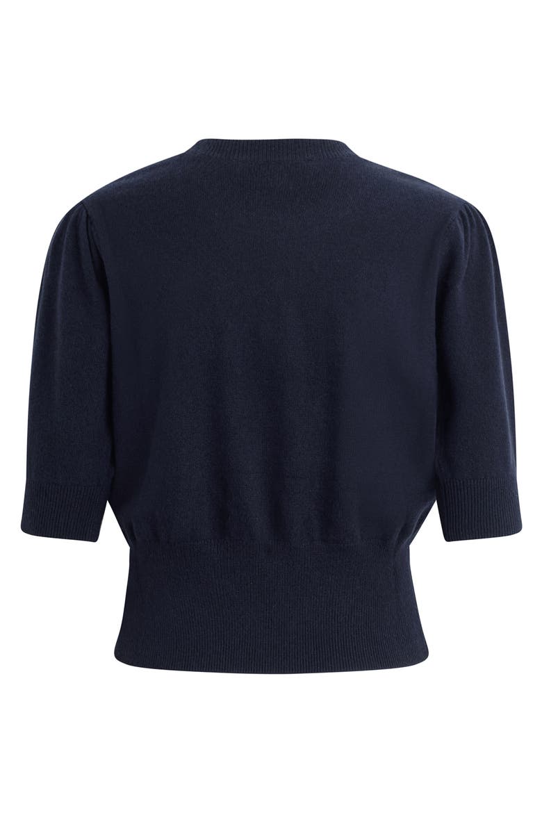 The Elena Elbow Sleeve Cashmere Sweater, Alternate, color, NAVY
