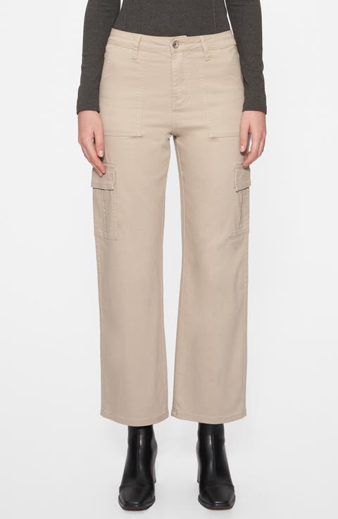 Angel High Waist Ankle Cargo Pants