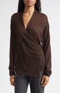 Paloma Wool Sudi Baby Alpaca & Merino Wool Blend Wrap Sweater