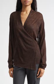 Paloma Wool Sudi Baby Alpaca & Merino Wool Blend Wrap Sweater