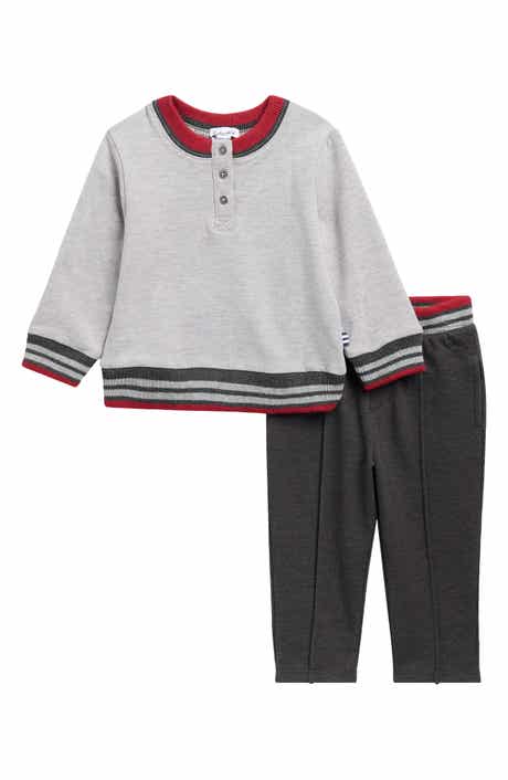 Sporty Henley & Pants Set