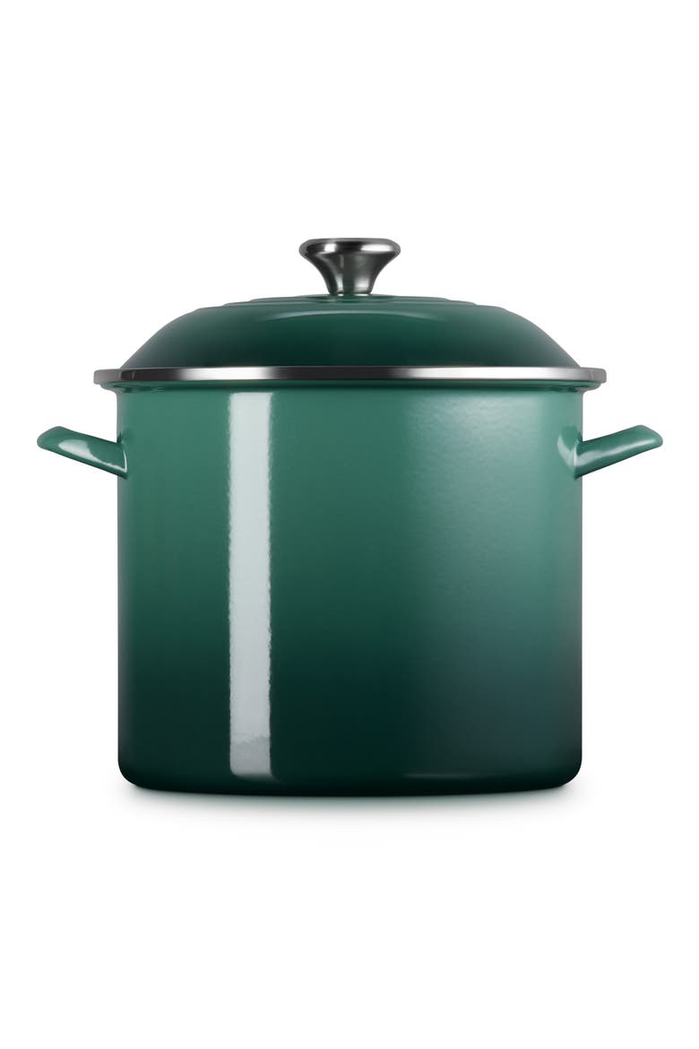 Enameled Stainless Steel Stockpot, Alternate, color, ARTICHAUT