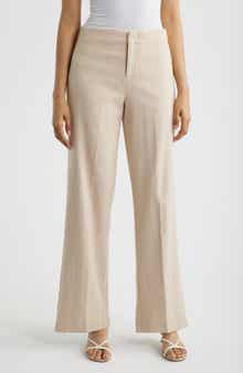 Lenox Linen Blend Wide Leg Pants